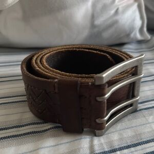 Men's Brown Leather Belt